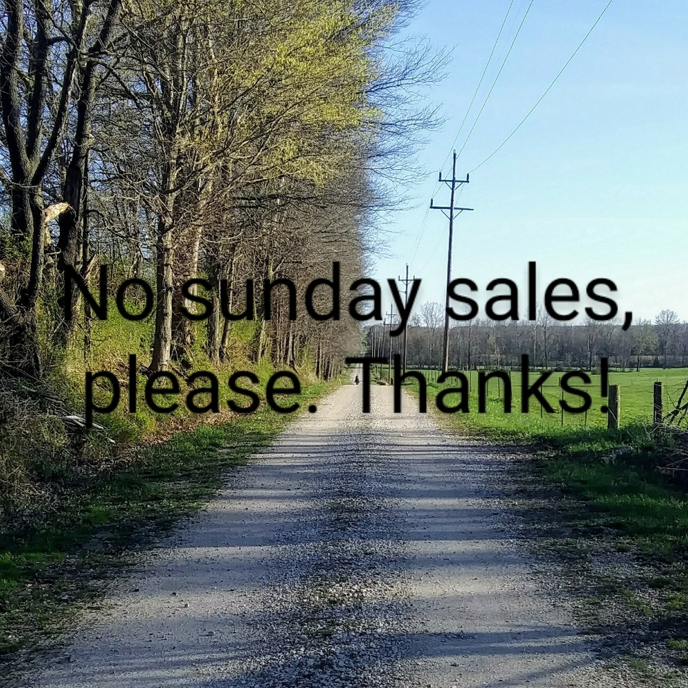 No sunday sales please.